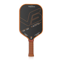 Front View of Toray T700 Carbon Fiber Pickleball Paddle, USAPA - Certified & 16mm