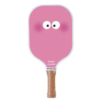 T700 Carbon Fiber Pickleball Set with Funny Eyes - Pink Version